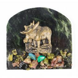 Магнит "Лось" змеевик