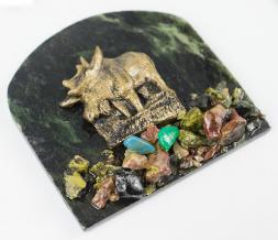 Магнит "Лось" змеевик