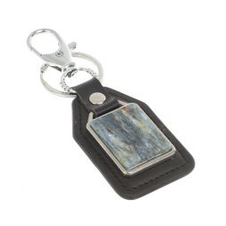 Брелок для ключей с накладкой из кианита