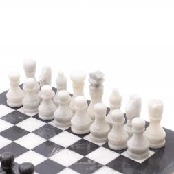 Шахматы из мрамора &amp;quot;Классические&amp;quot; доска 30х30 см