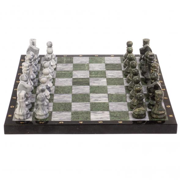 Набор игр &amp;quot;Герб России&amp;quot; 3 в 1: шахматы, шашки, нарды камень змеевик мрамор 126563