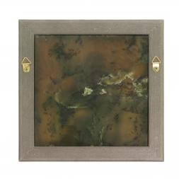 Панно "Георгий Победоносец" камень нефрит багет