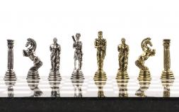 Шахматы настольные "Посейдон" 32х32 см доска из камня