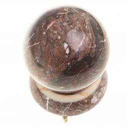 Сувенир "Шар Антистресс" камень креноид 9,5 см