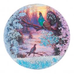 Магнит с рисунком &amp;quot;Глухарь&amp;quot; змеевик