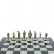 Шахматы &amp;quot;Рыцари крестоносцы&amp;quot; 44х44 см из змеевика и серого мрамора 128280