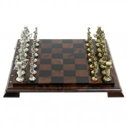 Шахматы &amp;quot;Римские войны&amp;quot; доска 40х40 см из обсидиана