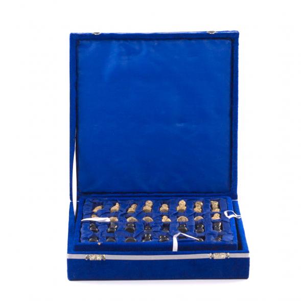 Подарочные шахматы из камня &amp;quot;Дебют&amp;quot; мрамор ракушечник 25х25 см 121658