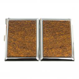 Портсигар на 20 сигарет с зажигалкой камень яшма змеиная