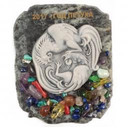 Магнит &amp;quot;Два петуха&amp;quot; змеевик