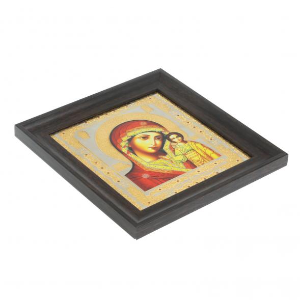 Икона &amp;quot;Казанская БМ&amp;quot; багет 22,5х23,5х2 см Златоуст 128117