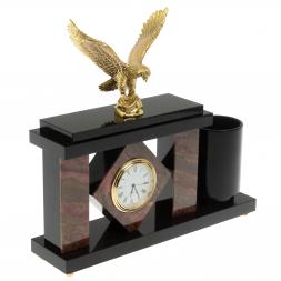 Настольный мини-набор &amp;quot;Орел&amp;quot; из родонита