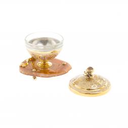 Медовница &amp;quot;Пчелки&amp;quot; камень агат Златоуст