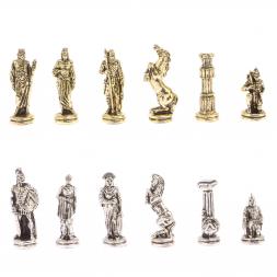 Шахматы &amp;quot;Царь Леонид&amp;quot; доска 28х28 см лемезит