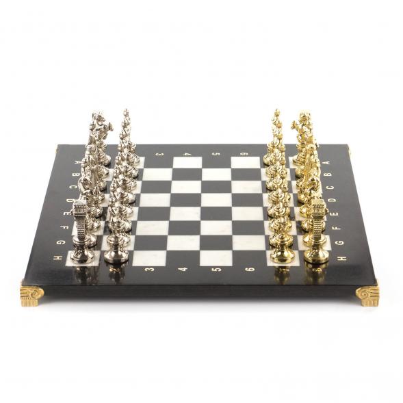 Шахматы &amp;quot;Ренессанс&amp;quot; доска 36х36 см мрамор фигуры цвет золото / серебро 119382
