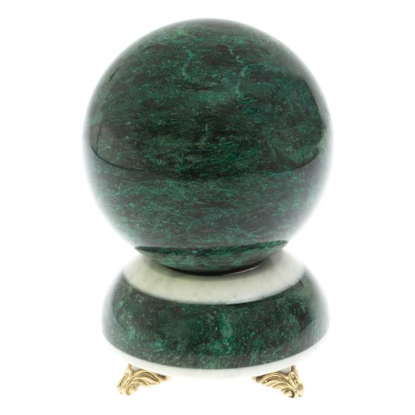 Шар &amp;quot;Антистресс&amp;quot; 13 см на подставке камень змеевик 13х13х19 см 128959