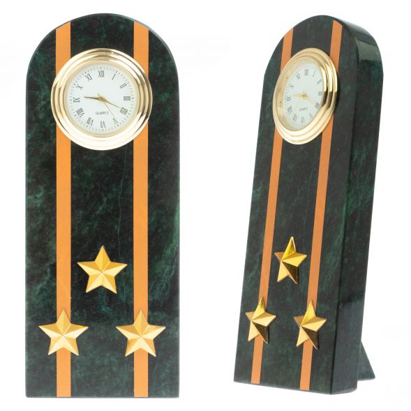 Часы &amp;quot;Погон полковник МЧС&amp;quot; камень змеевик 129027