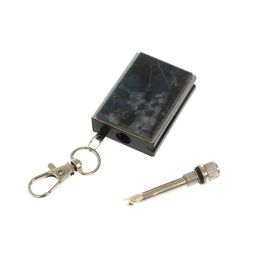 Брелок огниво &amp;quot;Вечная спичка&amp;quot; с накладкой из камня офит