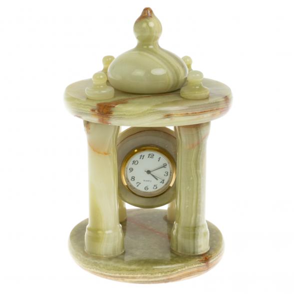 Часы настольные &amp;quot;Беседка&amp;quot; из оникса (4х7) 129735
