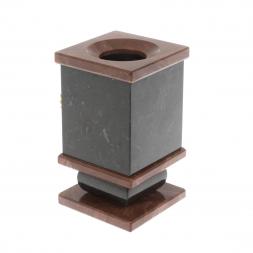 Стакан для ручек / карандашей &amp;quot;Герб РФ&amp;quot; из лемезита