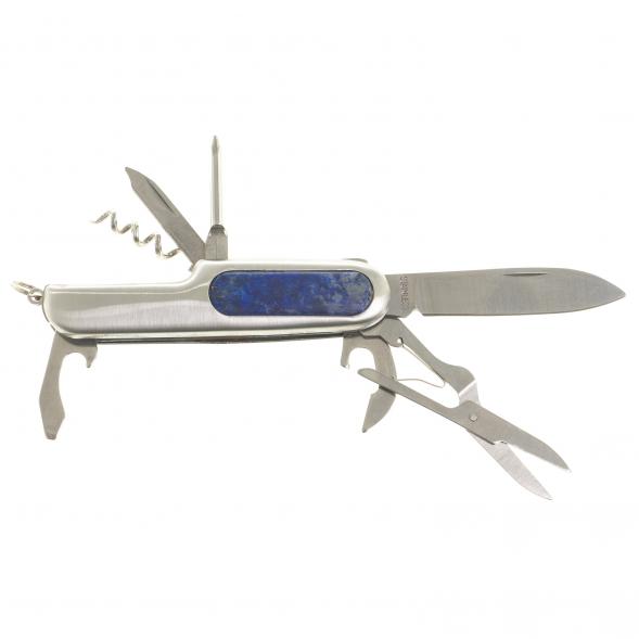 Нож мультитул складной 7 в 1 с камнем лазурит 123871