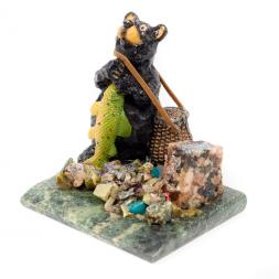 Сувенир &amp;quot;Медведь с рыбой малый&amp;quot;