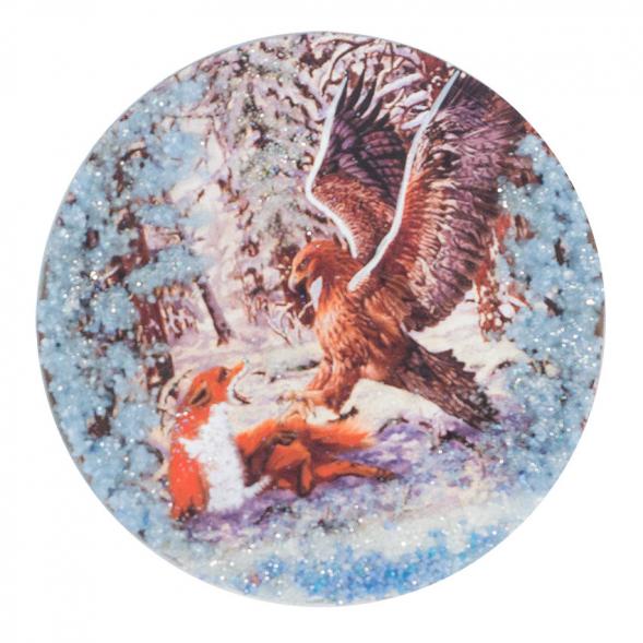 Магнит с рисунком &amp;quot;Орел&amp;quot; змеевик 117746