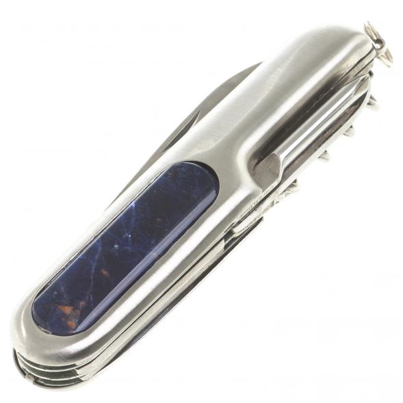 Нож мультитул складной 7 в 1 с камнем содалит 123872