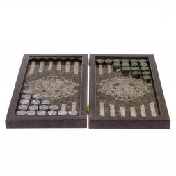 Нарды &amp;quot;ВДВ&amp;quot; из гранита с гравировкой