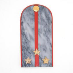 Сувенирный магнит "Погон Старший лейтенант МВД" камень мрамор