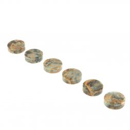 Камни для виски "Фишки" из камня офиокальцит 6 штук