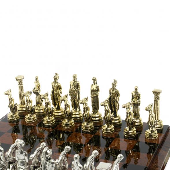 Шахматы &amp;quot;Олимпийские игры&amp;quot; доска 40х40 см из обсидиана 128363