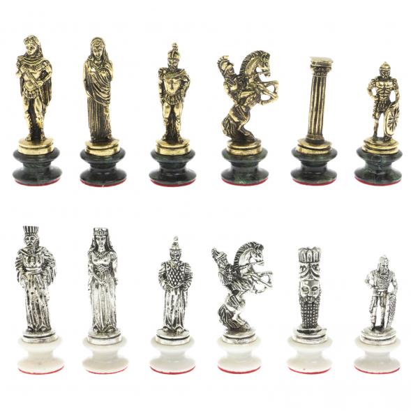Шахматы &amp;quot;Александр Македонский&amp;quot; фигуры на подставках доска 40х40 см 128516