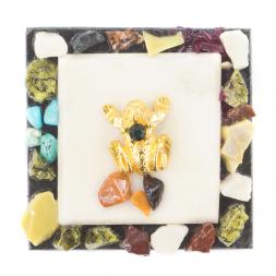 Магнит "Жаба" из камня