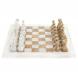 Шахматы &amp;quot;Стандарт&amp;quot; мрамор, ракушечник доска 30х30см 123972