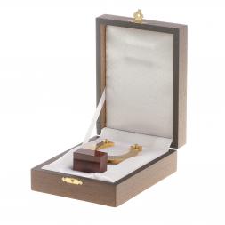 Подкова сувенирная &amp;quot;На удачу&amp;quot; камень яшма в подарочной коробке Златоуст