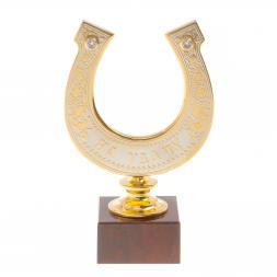 Подкова сувенирная &amp;quot;На удачу&amp;quot; камень яшма в подарочной коробке Златоуст