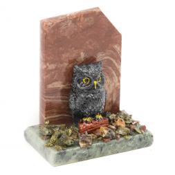 Сувенир "Филин у скалы" лемезит