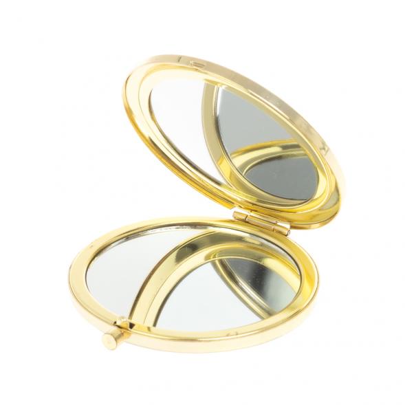 Зеркало круглое благородный офит цвет золото 127177