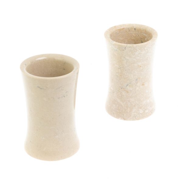 Набор стопок 2 шт из ракушечника 60 мл 5х5х8 см (2х3,5)(2) 128041