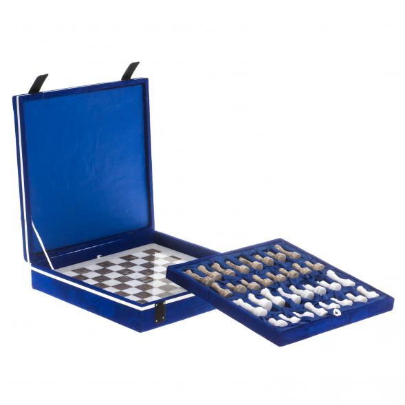 Шахматы &amp;quot;Битва&amp;quot; мрамор, серый ракушечник доска 30х30 см 123973