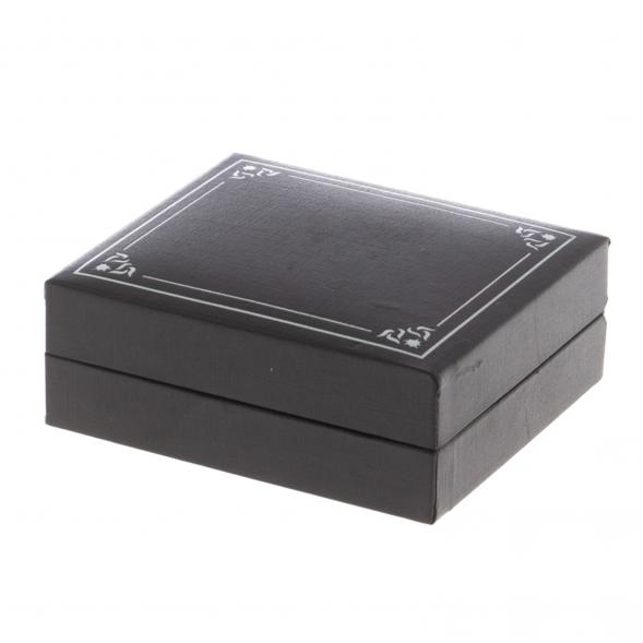 Набор запонки закругленные и зажим для галстука камень авантюрин 124462