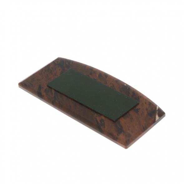 Икона автомобиль из коричневого обсидиана &amp;quot;Спаси и сохрани&amp;quot; 10х4,5 см 128735