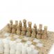 Шахматы &amp;quot;Сувенирные&amp;quot; из ракушечника и белого мрамора доска 20х20 см 128886