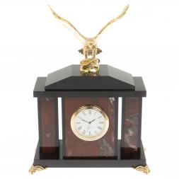 Часы &amp;quot;Орел&amp;quot; из яшмы 17,5х9х24 см