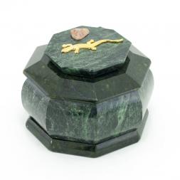 Шкатулка Восьмигранная малая на шарнирах 10х10х7,5 см