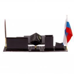 Письменный набор &amp;quot;Оптимал&amp;quot; из черного обсидиана