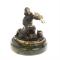 Статуэтка из бронзы "Емеля" на нефрите