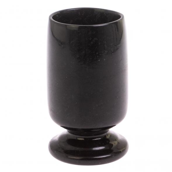 Карандашница из черного змеевика 5х5х11,5 см 126413