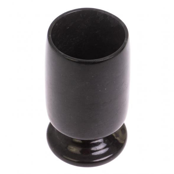 Карандашница из черного змеевика 5х5х11,5 см 126413